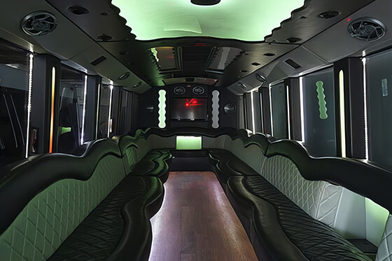 fancy party bus