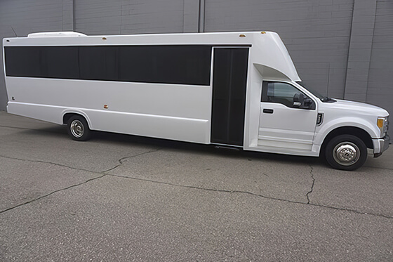 luxurious party bus