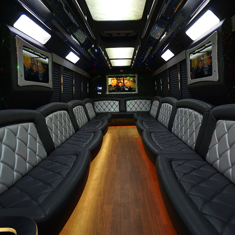 inside a party bus