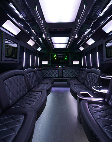 party bus interior